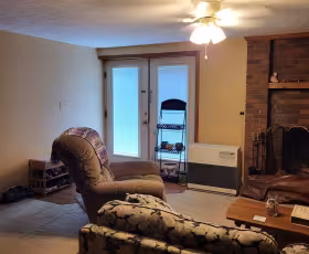 Oak Grove Road living room