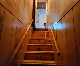 Hwy 105 Bypass stairs