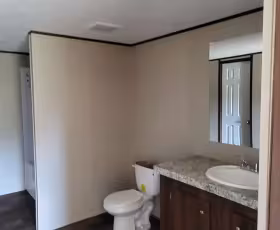 New bathroom in off-campus housing near Appalachian State University
