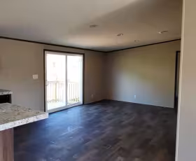 Spacious dining room in Boone student rental near Appalachian State