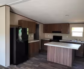 Kitchen in Boone student rental home for App State students