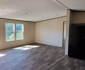 Spacious living room in Boone student housing near Appalachian State University