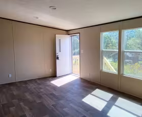 Natural light in student rental home in Boone NC near downtown and App State
